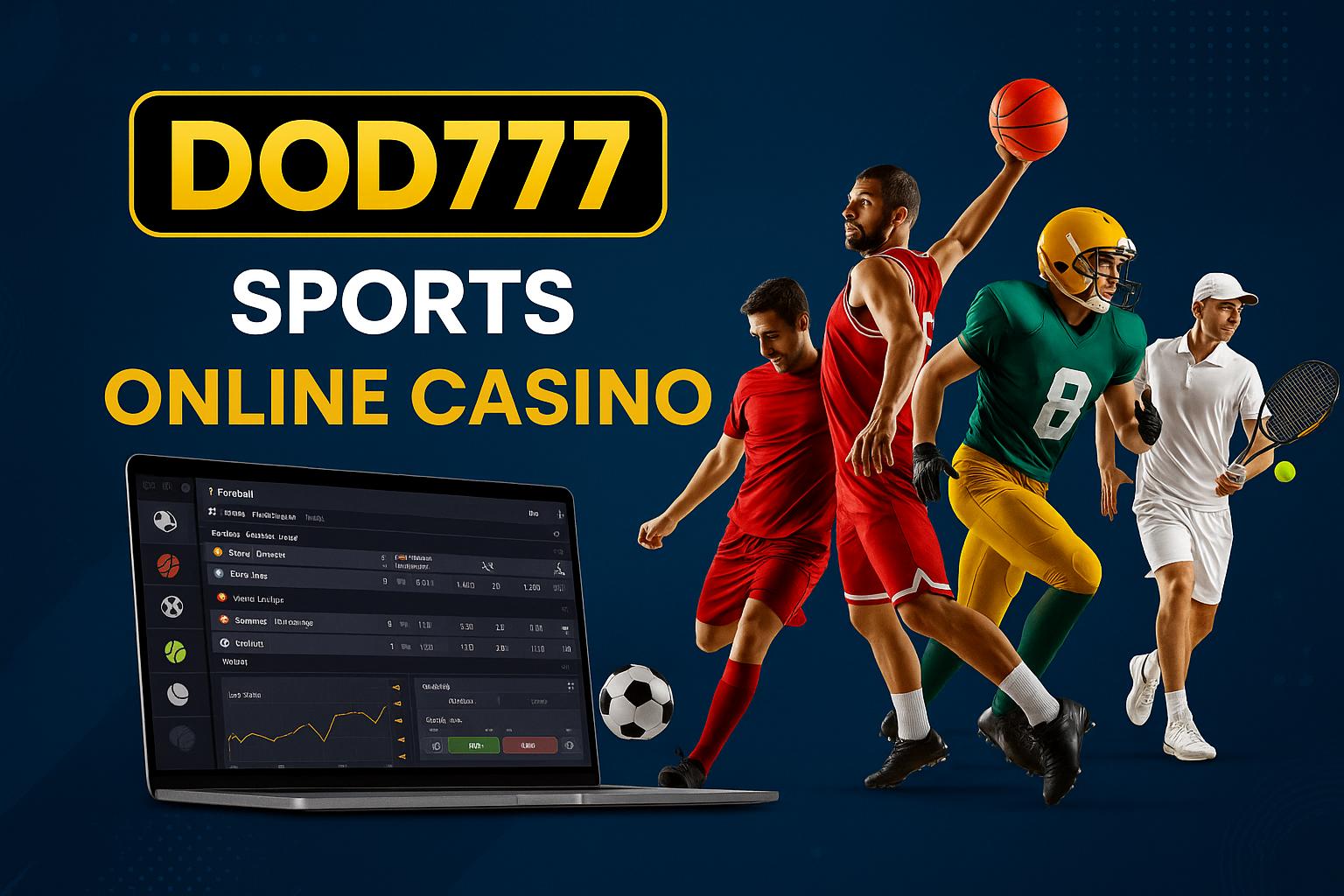 Apostas esportivas no cassino online DOD777