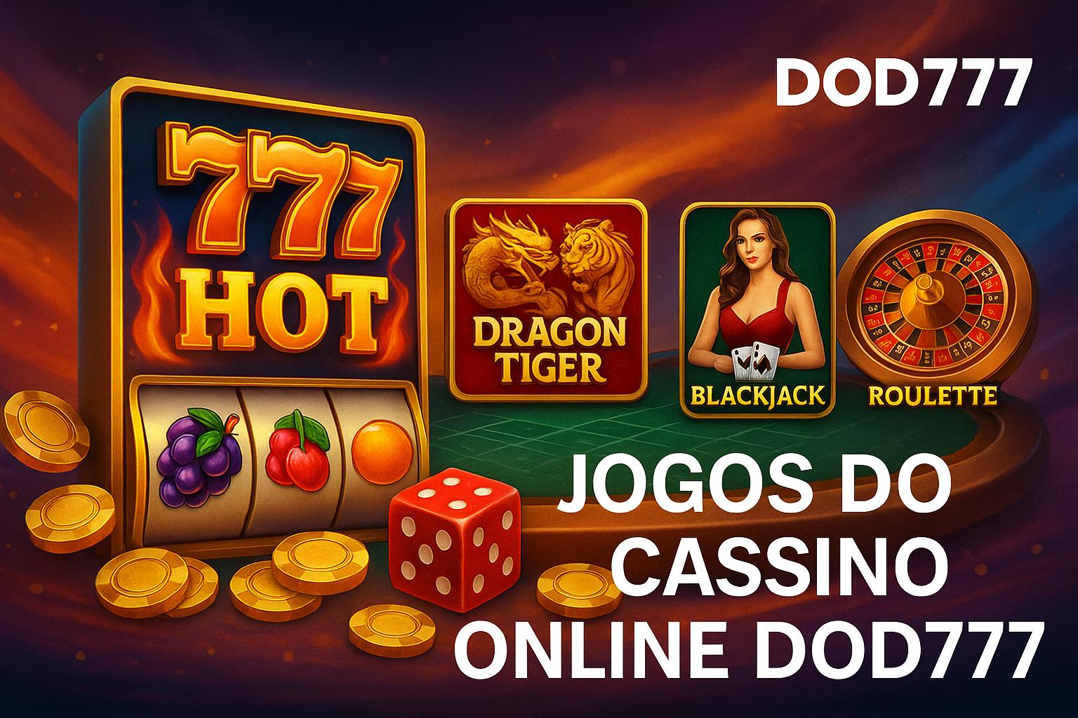 Jogos de cassino online inovadores e emocionantes na DOD777